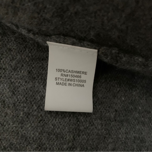 Gray Cashmere Cardigan - 41 Hawthorn - Picture 5 of 9